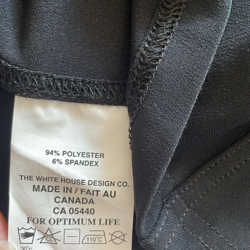 Sympli Black Mystic Cinch Gathered Hem Lagenlook Shacket Dress Convertible sz 8 - Picture 7 of 9